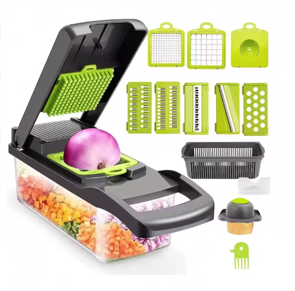 Multifunctional Vegetable Chopper Handle Food Grate Food Chopper Vegetable Slicer Dicer Cut 14/16 in 1 Kitchen Items Cocina