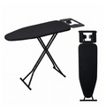 Compact Foldable Ironing Board 118x30cm, Adjustable Height 70-83cm Sturdy Steel Frame with Iron Holde